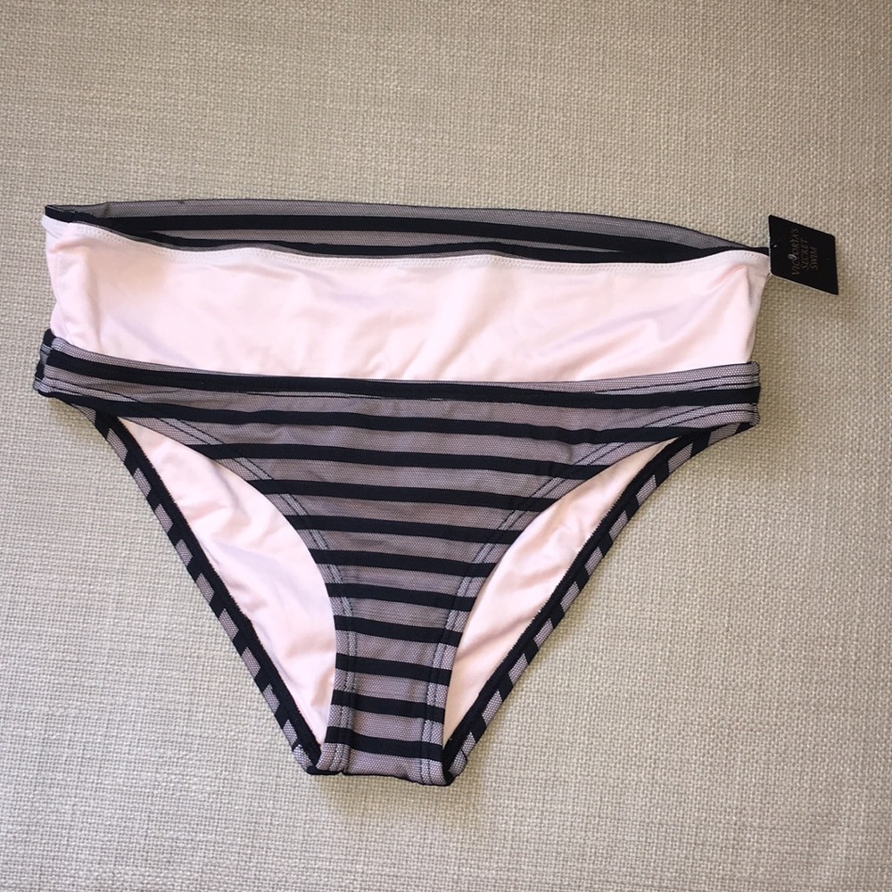 Victoria’s Secret foldover high waist bikini mesh